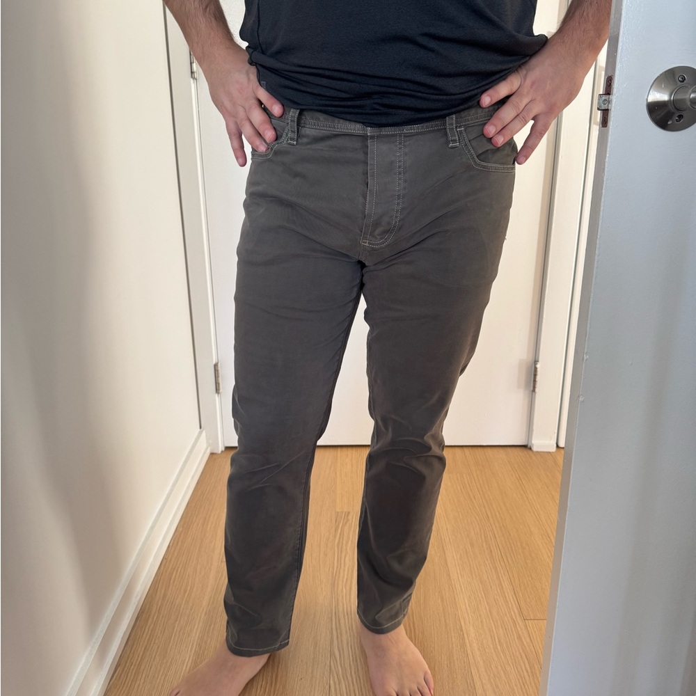 James Perse Men's Charcoal Slim Jeans, worn twice